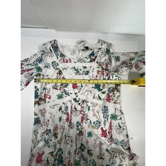 Sanctuary Large Dress White Floral Eyelet Boho Whimsy Garden Party Fairycore New - Picture 11 of 15